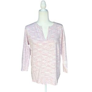 LOFT Light Pink Long Sleeve Top